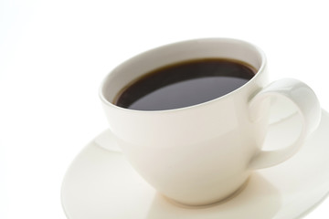 Black coffee cup