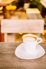 Latte coffee cup