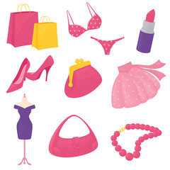 Girly Accessory Icons