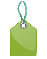 Green price tag