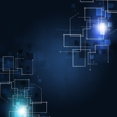 Concept Communication Technology Background