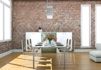 modernes Loft Interieur Design
