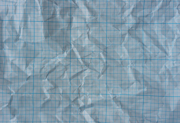 Wrinkled graph paper