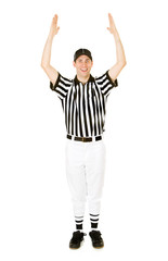 Referee: Ref Signals Touchdown
