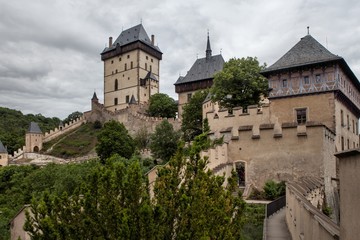 Royal castle Karlstejn in Czech Republic 