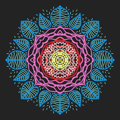 Mandala. Round Ornament Pattern