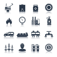 Gas Icons Black