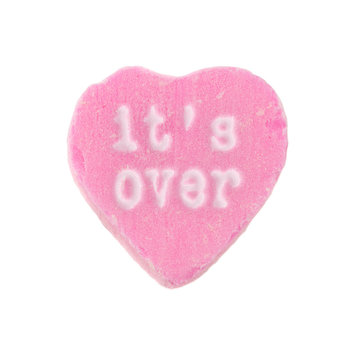 Candy Heart It's Over