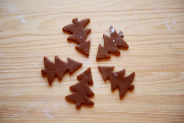 Gingerbread. The Christmas cookies