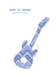 Obraz na płótnie Canvas Vector purple drops chevron guitar music silhouette pattern
