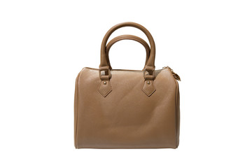 woman's handbag isolated on a white background