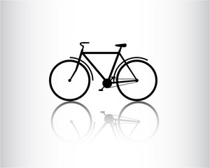 Vector Bicycle Icon Symbol