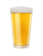 Glass of Golden Light Beer