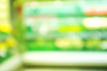 Fuzzy supermarket photo