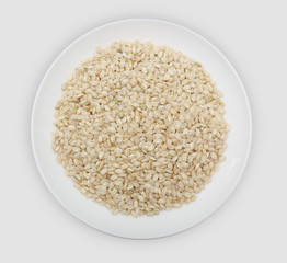 bowl of brown rice