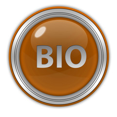 Bio circular icon on white background