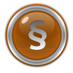 Law circular icon on white background