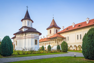 Fototapeta na wymiar Brancoveanu Monastery Sambata de Sus Romania