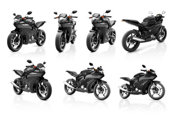 Obraz premium Motorcycle Motorbike Bike Riding Rider Contemporary Concept