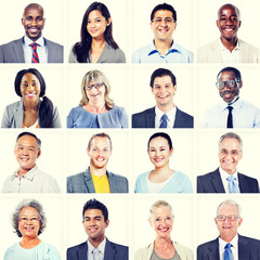 Protrait of Group Diversity People Community Happiness Concept