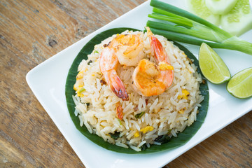 Riz frit ou fried rice, Thailande