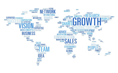 Fototapeta na wymiar Global Business Plan Strategy Success Growth Concept