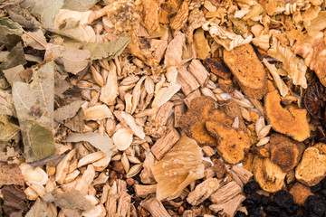 Chinese traditional herbs.