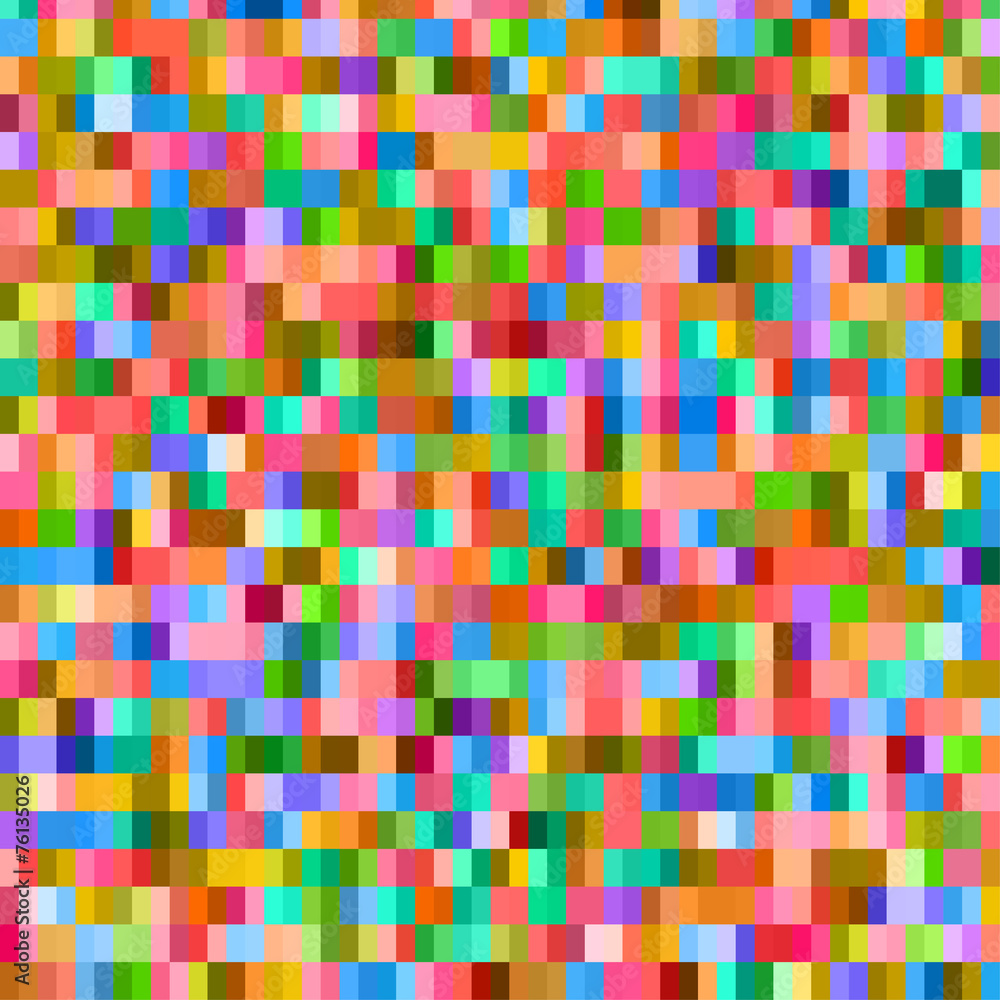 Aufkleber colorful pattern with chaotic pixels