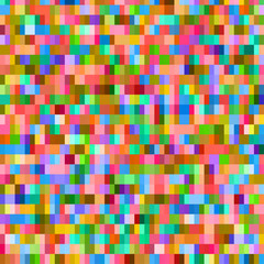 Colorful pattern with chaotic pixels