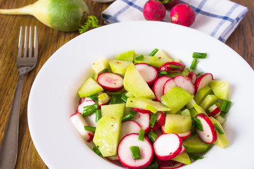 Salad of radish