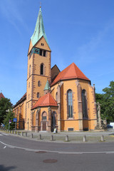 Fototapeta na wymiar Stuttgart, Leonhardskirche (Juli 2014)