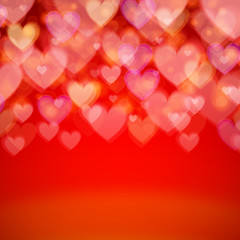 St. Valentine's Day abstract vector background