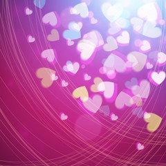 St. Valentine's Day abstract vector background