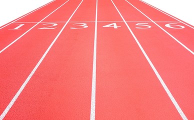 Athletic running track background