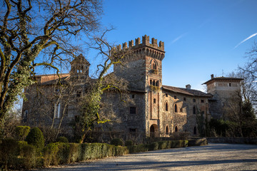 Fototapeta na wymiar Italian castle