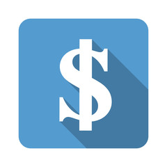 us dollar sign flat icon vector illustration