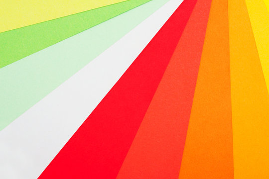 Color palette stripes background