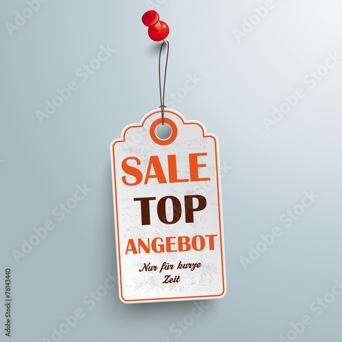 "Price Sticker Angebot Red Thumbtack" Stockfotos und lizenzfreie