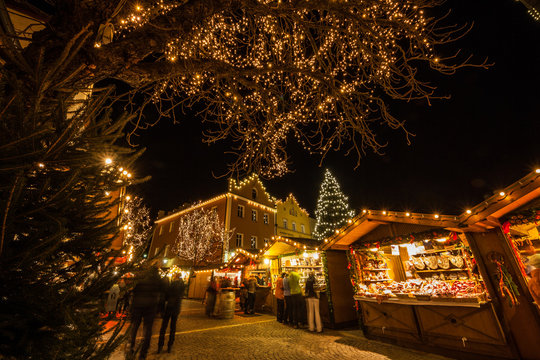 Mercatino di Natale, Vipiteno, Trentino Alto Adige, Italia