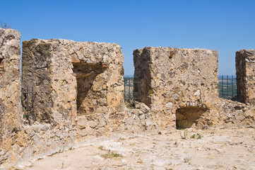 Swabian Castle of Rocca Imperiale. Calabria. Italy.