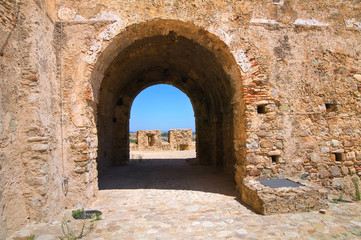 Fototapeta na wymiar Swabian Castle of Rocca Imperiale. Calabria. Italy.