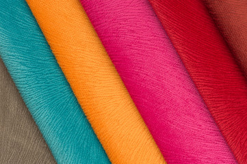 Multicolored Fabric Swatches