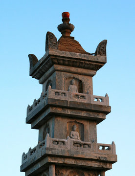 Duobao Pagoda - oldest remaining relics in  Mount Putuo Island