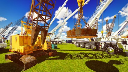 Fototapeta premium Construction site