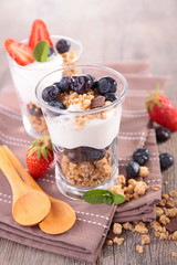 muesli and berry