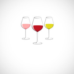 verres de vin