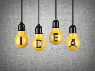 Naklejka premium idea concept