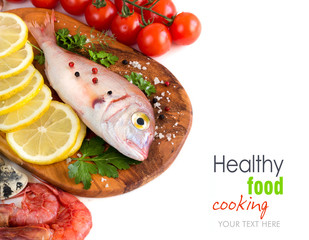 Fresh fish and seafood