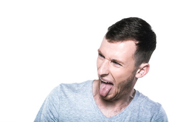 Obraz premium Oh, i'm disgusted!d