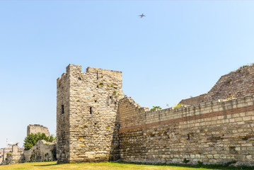 City walls of Emperor Theodosius. Istanbul